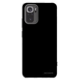 Átlátszó szilikon tok az alábbi mobiltelefonokra Xiaomi Redmi Note 10 - Black Bliss