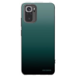 Átlátszó szilikon tok az alábbi mobiltelefonokra Xiaomi Redmi Note 10 - Verdant Fade