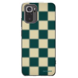 Átlátszó szilikon tok az alábbi mobiltelefonokra Xiaomi Redmi Note 10 - Shadow Chess