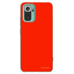 Átlátszó szilikon tok az alábbi mobiltelefonokra Xiaomi Redmi Note 10 Pro - Maranello Red