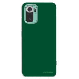 Átlátszó szilikon tok az alábbi mobiltelefonokra Xiaomi Redmi Note 10 Pro - Green Gleam