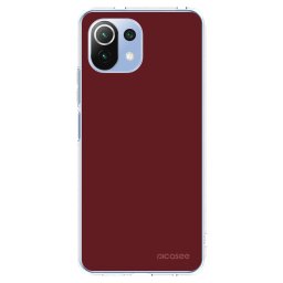 Átlátszó szilikon tok az alábbi mobiltelefonokra Xiaomi Mi 11 Lite - Red Bliss