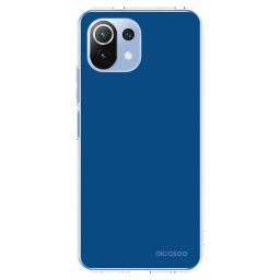 Átlátszó szilikon tok az alábbi mobiltelefonokra Xiaomi Mi 11 Lite - Navy Blue