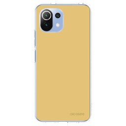 Átlátszó szilikon tok az alábbi mobiltelefonokra Xiaomi Mi 11 Lite - Canary Crystal