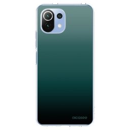 Átlátszó szilikon tok az alábbi mobiltelefonokra Xiaomi Mi 11 Lite - Verdant Fade