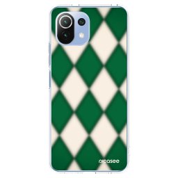 Átlátszó szilikon tok az alábbi mobiltelefonokra Xiaomi Mi 11 Lite - Emerald Diamond