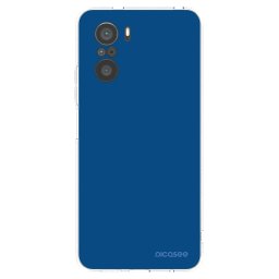 Átlátszó szilikon tok az alábbi mobiltelefonokra Xiaomi Poco F3 - Navy Blue