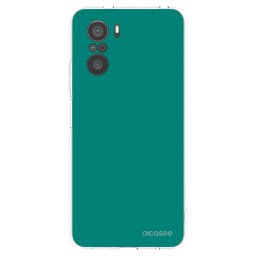 Átlátszó szilikon tok az alábbi mobiltelefonokra Xiaomi Poco F3 - Emerald Mist