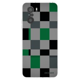 Átlátszó szilikon tok az alábbi mobiltelefonokra Xiaomi Poco F3 - Block Grid