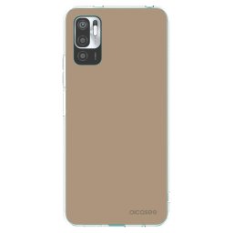 Átlátszó szilikon tok az alábbi mobiltelefonokra Xiaomi Redmi Note 10 5G - Soft Sand