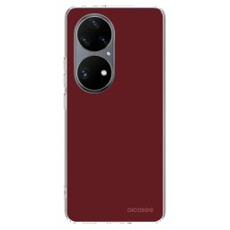 Átlátszó szilikon tok az alábbi mobiltelefonokra Huawei P50 - Red Bliss