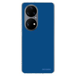 Átlátszó szilikon tok az alábbi mobiltelefonokra Huawei P50 - Navy Blue