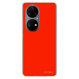 Átlátszó szilikon tok az alábbi mobiltelefonokra Huawei P50 - Maranello Red