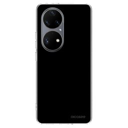Átlátszó szilikon tok az alábbi mobiltelefonokra Huawei P50 - Black Bliss
