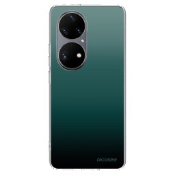 Átlátszó szilikon tok az alábbi mobiltelefonokra Huawei P50 - Verdant Fade