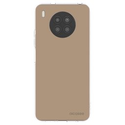 Átlátszó szilikon tok az alábbi mobiltelefonokra Huawei Nova 8i - Soft Sand