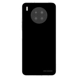 Átlátszó szilikon tok az alábbi mobiltelefonokra Huawei Nova 8i - Black Bliss