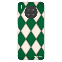 Átlátszó szilikon tok az alábbi mobiltelefonokra Huawei Nova 8i - Emerald Diamond