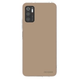 Átlátszó szilikon tok az alábbi mobiltelefonokra Xiaomi Poco M3 Pro 5G - Soft Sand