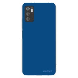 Átlátszó szilikon tok az alábbi mobiltelefonokra Xiaomi Poco M3 Pro 5G - Navy Blue