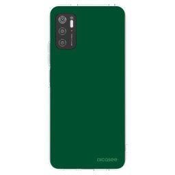 Átlátszó szilikon tok az alábbi mobiltelefonokra Xiaomi Poco M3 Pro 5G - Green Gleam