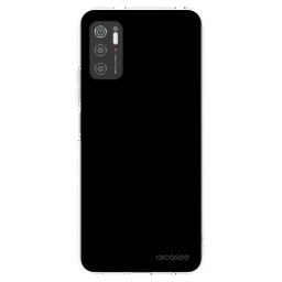 Átlátszó szilikon tok az alábbi mobiltelefonokra Xiaomi Poco M3 Pro 5G - Black Bliss