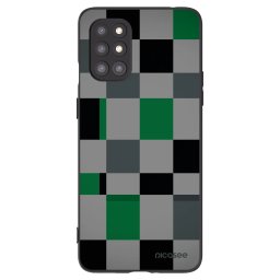 Fekete szilikon tok az alábbi mobiltelefonokra OnePlus 8T - Block Grid