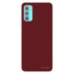 Átlátszó szilikon tok az alábbi mobiltelefonokra Motorola Moto G60 - Red Bliss