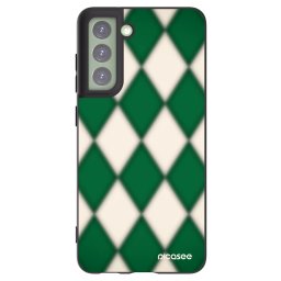 Fekete szilikon tok az alábbi mobiltelefonokra Samsung Galaxy S21 FE 5G - Emerald Diamond