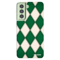 Átlátszó szilikon tok az alábbi mobiltelefonokra Samsung Galaxy S21 FE 5G - Emerald Diamond