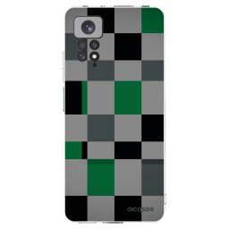 Átlátszó szilikon tok az alábbi mobiltelefonokra Xiaomi Redmi Note 11 - Block Grid