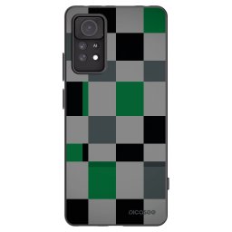 Fekete szilikon tok az alábbi mobiltelefonokra Xiaomi Redmi Note 11 Pro 5G - Block Grid