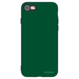 Fekete szilikon tok az alábbi mobiltelefonokra Apple iPhone SE 2022 - Green Gleam