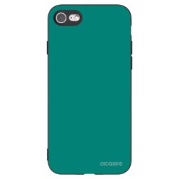 Fekete szilikon tok az alábbi mobiltelefonokra Apple iPhone SE 2022 - Emerald Mist
