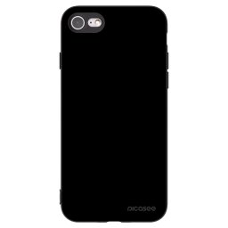 Fekete szilikon tok az alábbi mobiltelefonokra Apple iPhone SE 2022 - Black Bliss