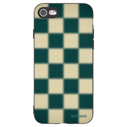 Fekete szilikon tok az alábbi mobiltelefonokra Apple iPhone SE 2022 - Shadow Chess