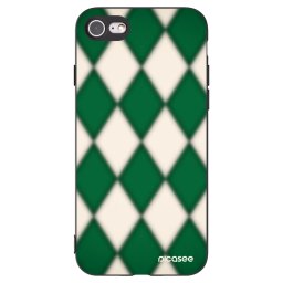Fekete szilikon tok az alábbi mobiltelefonokra Apple iPhone SE 2022 - Emerald Diamond