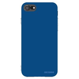 Átlátszó szilikon tok az alábbi mobiltelefonokra Apple iPhone SE 2022 - Navy Blue
