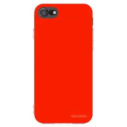 Átlátszó szilikon tok az alábbi mobiltelefonokra Apple iPhone SE 2022 - Maranello Red