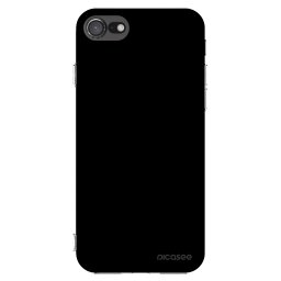 Átlátszó szilikon tok az alábbi mobiltelefonokra Apple iPhone SE 2022 - Black Bliss