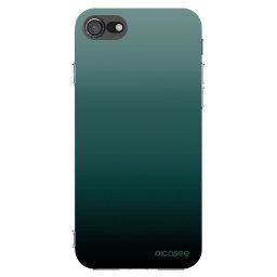 Átlátszó szilikon tok az alábbi mobiltelefonokra Apple iPhone SE 2022 - Verdant Fade