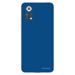 Átlátszó szilikon tok az alábbi mobiltelefonokra Xiaomi Poco X4 Pro 5G - Navy Blue