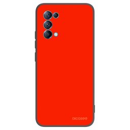 Fekete szilikon tok az alábbi mobiltelefonokra OPPO Reno 5 5G - Maranello Red