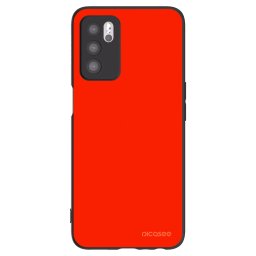 Fekete szilikon tok az alábbi mobiltelefonokra OPPO A16 - Maranello Red