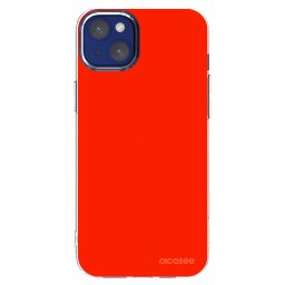 Átlátszó szilikon tok az alábbi mobiltelefonokra Apple iPhone 14 Plus - Maranello Red