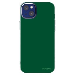 Átlátszó szilikon tok az alábbi mobiltelefonokra Apple iPhone 14 Plus - Green Gleam