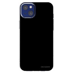 Átlátszó szilikon tok az alábbi mobiltelefonokra Apple iPhone 14 Plus - Black Bliss