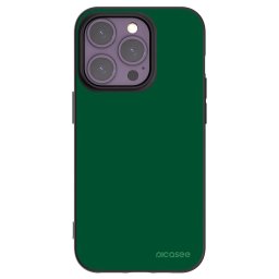 Fekete szilikon tok az alábbi mobiltelefonokra Apple iPhone 14 Pro - Green Gleam