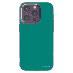 Átlátszó szilikon tok az alábbi mobiltelefonokra Apple iPhone 14 Pro - Emerald Mist