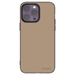 Fekete szilikon tok az alábbi mobiltelefonokra Apple iPhone 14 Pro Max - Soft Sand